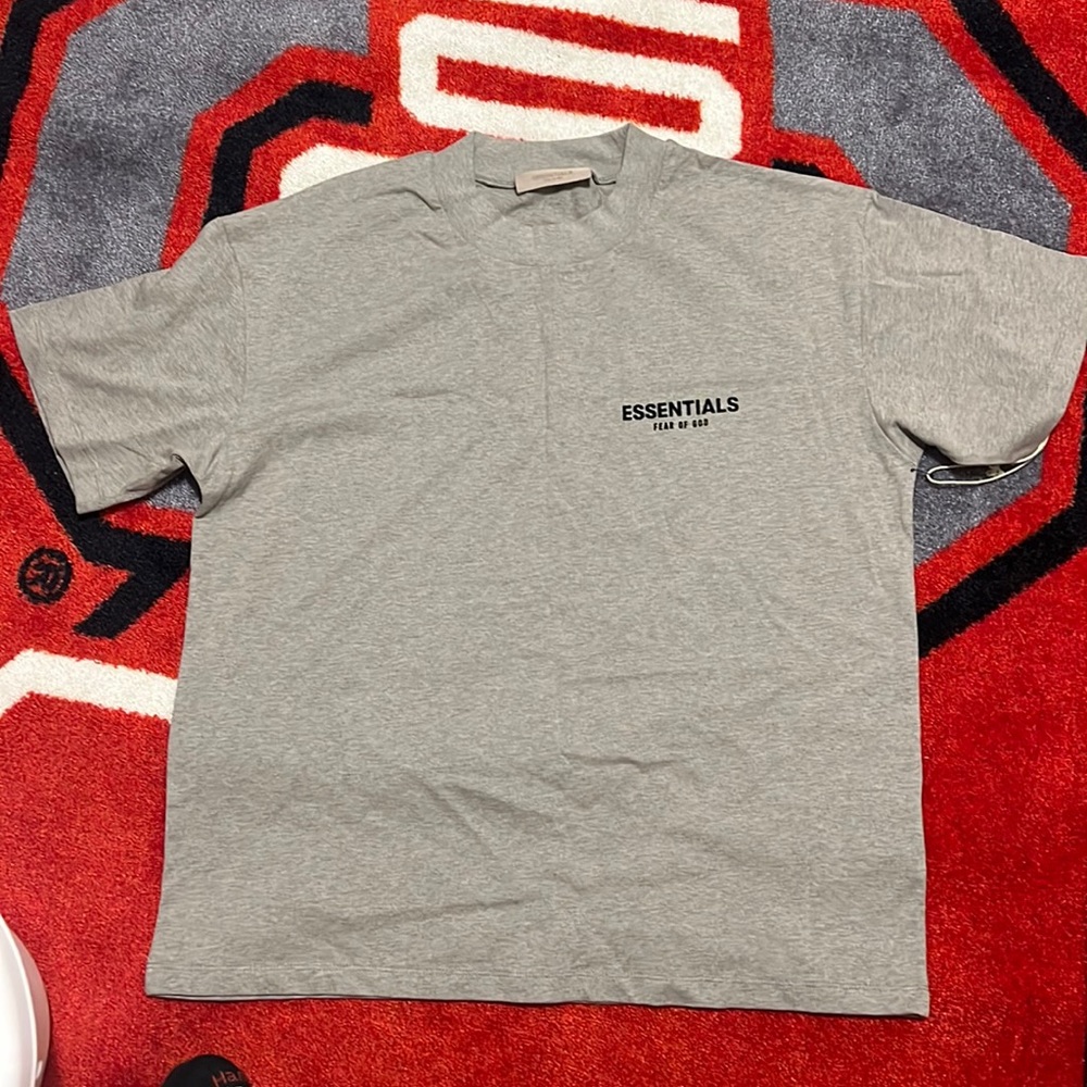 Essentials fear of good t-shirt size L Dark oatmeal